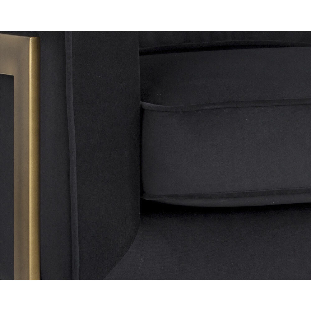 Kalmin Abbington Black Lounge Chair